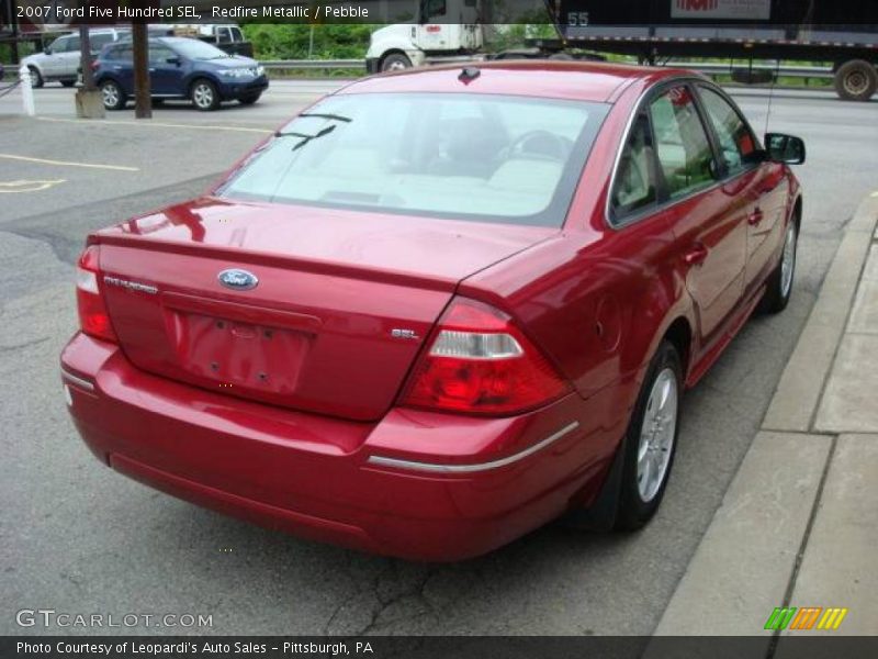Redfire Metallic / Pebble 2007 Ford Five Hundred SEL