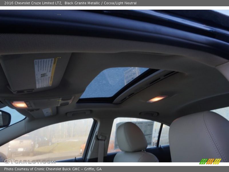 Black Granite Metallic / Cocoa/Light Neutral 2016 Chevrolet Cruze Limited LTZ