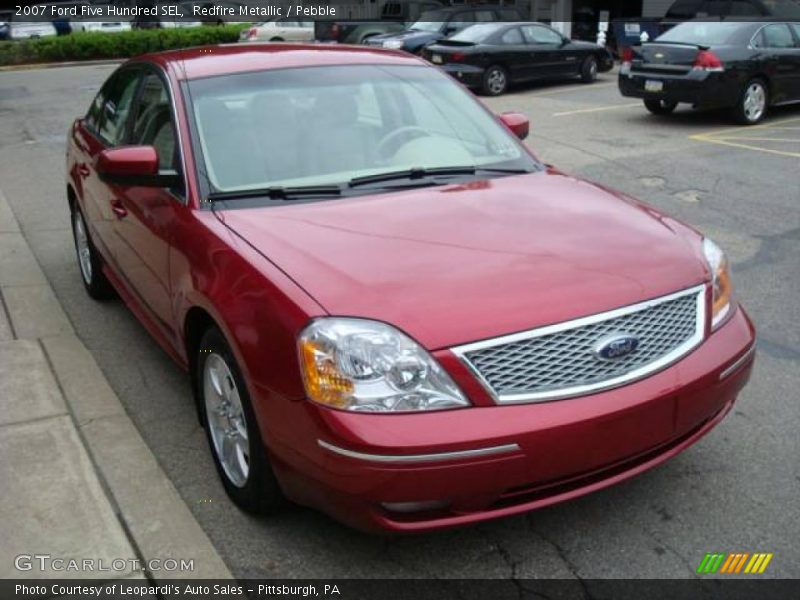 Redfire Metallic / Pebble 2007 Ford Five Hundred SEL