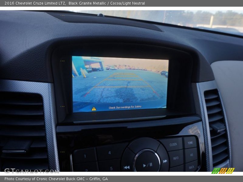 Black Granite Metallic / Cocoa/Light Neutral 2016 Chevrolet Cruze Limited LTZ