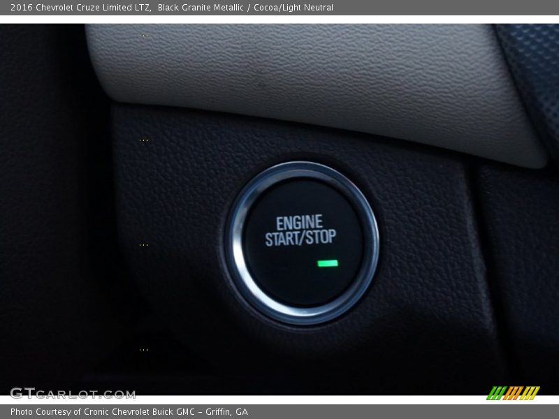 Black Granite Metallic / Cocoa/Light Neutral 2016 Chevrolet Cruze Limited LTZ