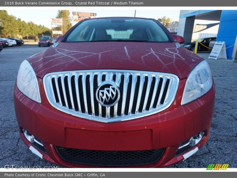 Crystal Red Tintcoat / Medium Titanium 2016 Buick Verano Convenience Group