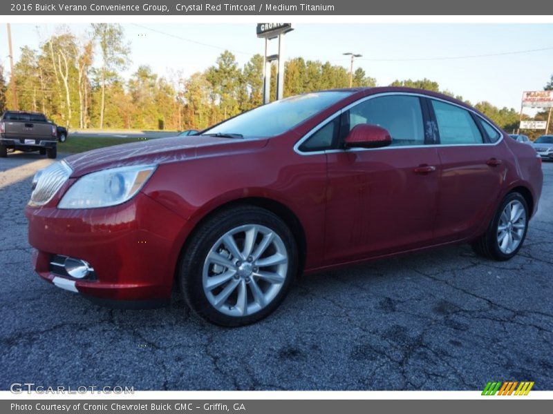 Crystal Red Tintcoat / Medium Titanium 2016 Buick Verano Convenience Group