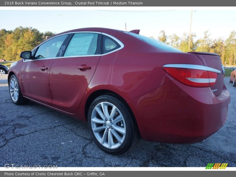 Crystal Red Tintcoat / Medium Titanium 2016 Buick Verano Convenience Group