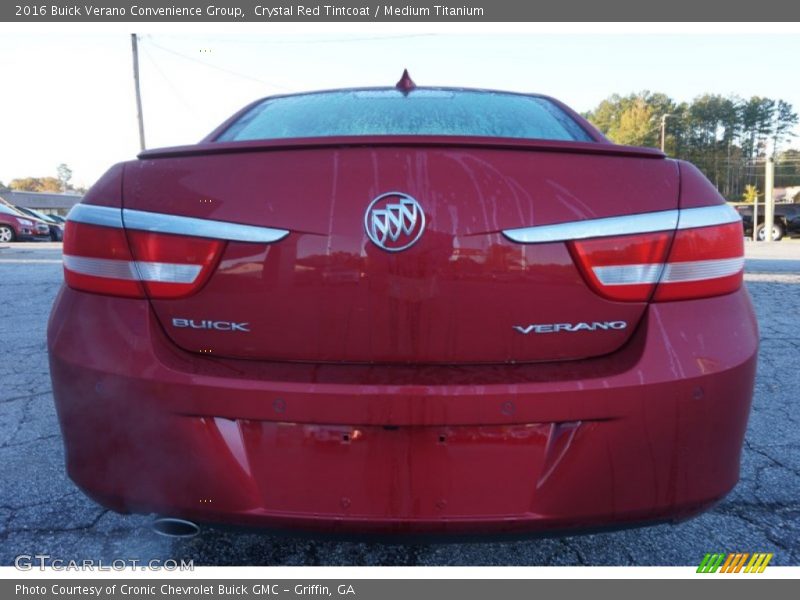Crystal Red Tintcoat / Medium Titanium 2016 Buick Verano Convenience Group