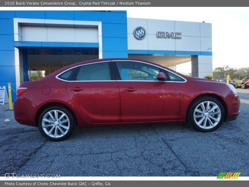 Crystal Red Tintcoat / Medium Titanium 2016 Buick Verano Convenience Group