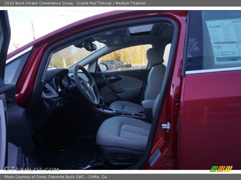 Crystal Red Tintcoat / Medium Titanium 2016 Buick Verano Convenience Group