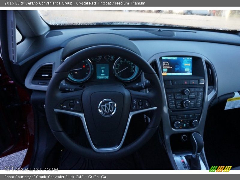 Crystal Red Tintcoat / Medium Titanium 2016 Buick Verano Convenience Group