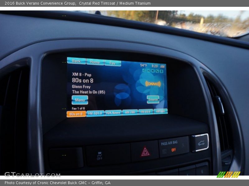 Crystal Red Tintcoat / Medium Titanium 2016 Buick Verano Convenience Group