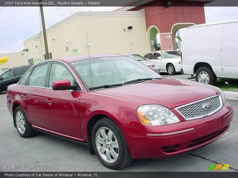 Redfire Metallic / Pebble 2007 Ford Five Hundred SEL