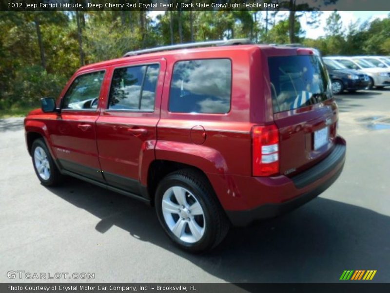 Deep Cherry Red Crystal Pearl / Dark Slate Gray/Light Pebble Beige 2012 Jeep Patriot Latitude