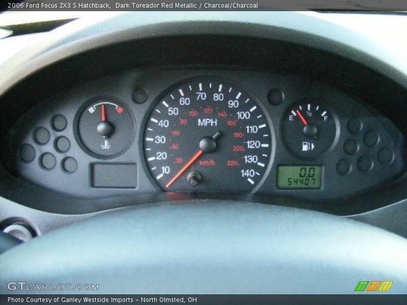Dark Toreador Red Metallic / Charcoal/Charcoal 2006 Ford Focus ZX3 S Hatchback