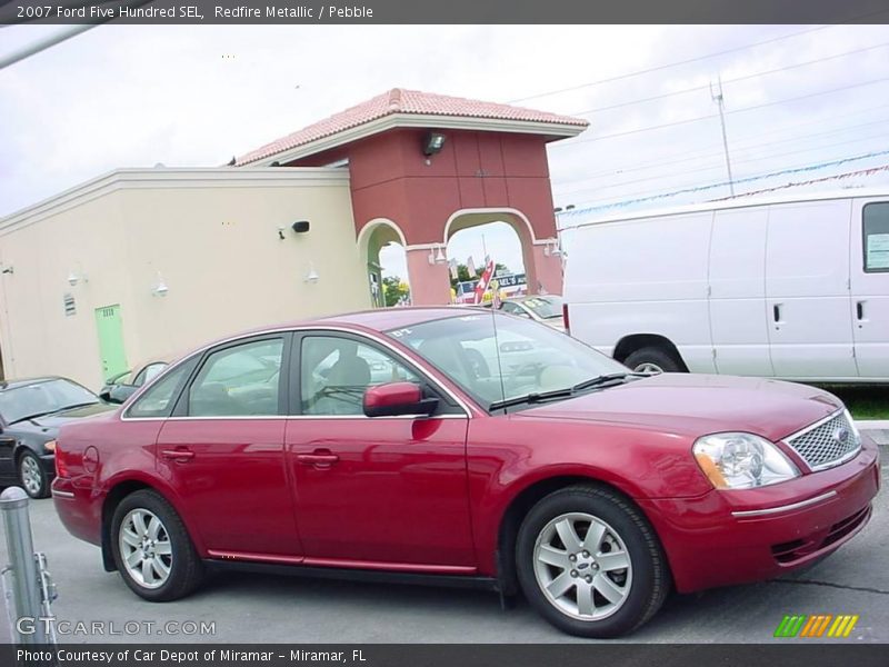 Redfire Metallic / Pebble 2007 Ford Five Hundred SEL