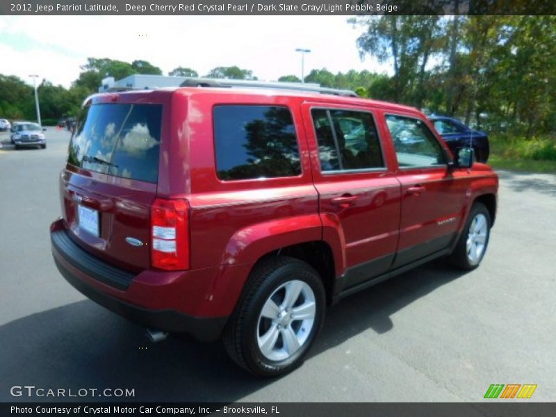 Deep Cherry Red Crystal Pearl / Dark Slate Gray/Light Pebble Beige 2012 Jeep Patriot Latitude