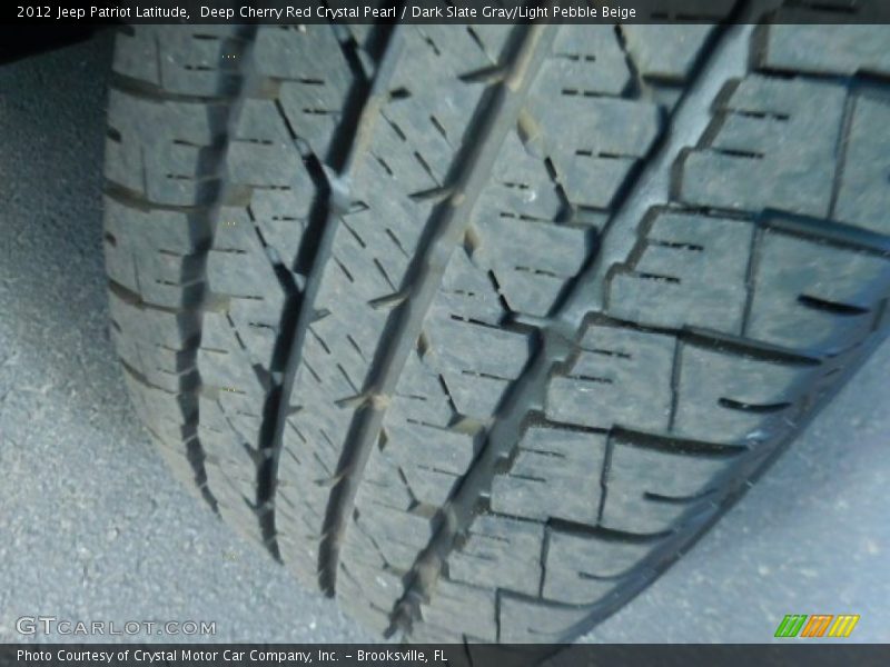 Deep Cherry Red Crystal Pearl / Dark Slate Gray/Light Pebble Beige 2012 Jeep Patriot Latitude