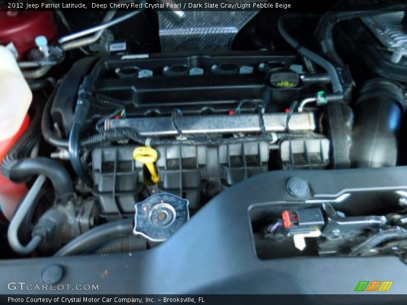 Deep Cherry Red Crystal Pearl / Dark Slate Gray/Light Pebble Beige 2012 Jeep Patriot Latitude