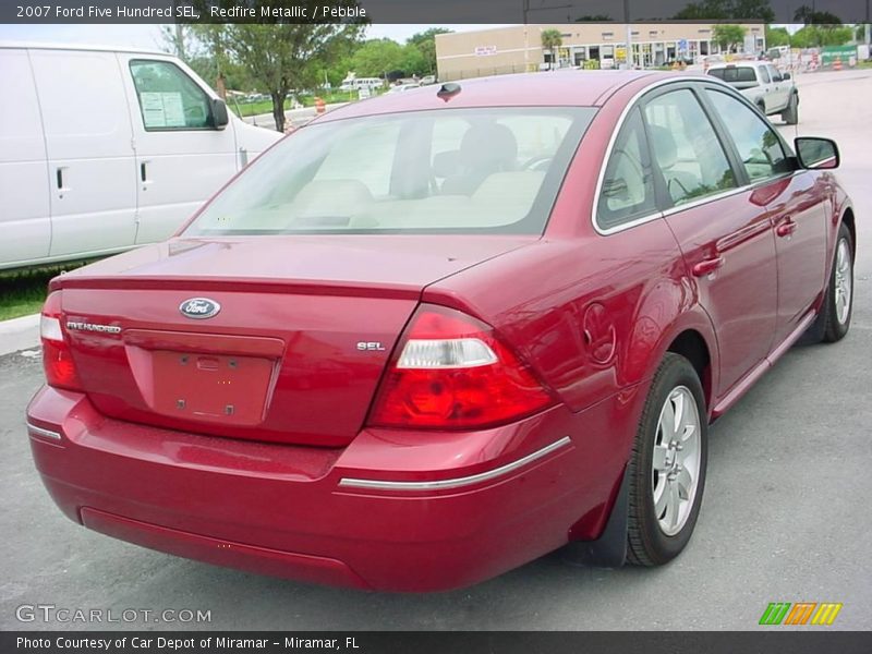 Redfire Metallic / Pebble 2007 Ford Five Hundred SEL