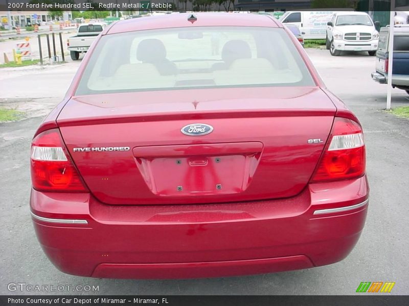 Redfire Metallic / Pebble 2007 Ford Five Hundred SEL