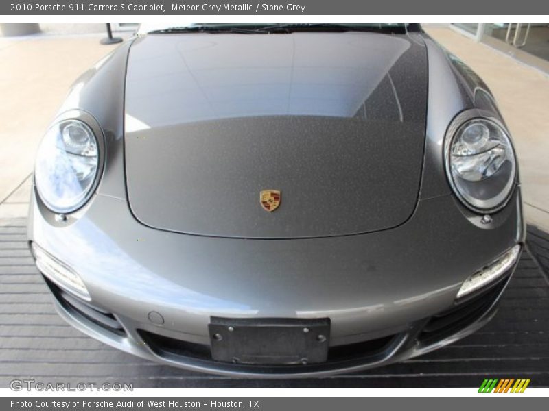 Meteor Grey Metallic / Stone Grey 2010 Porsche 911 Carrera S Cabriolet