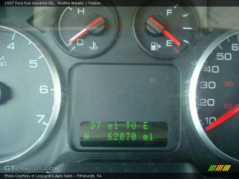 Redfire Metallic / Pebble 2007 Ford Five Hundred SEL