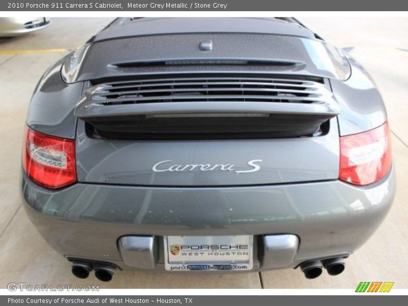 Meteor Grey Metallic / Stone Grey 2010 Porsche 911 Carrera S Cabriolet
