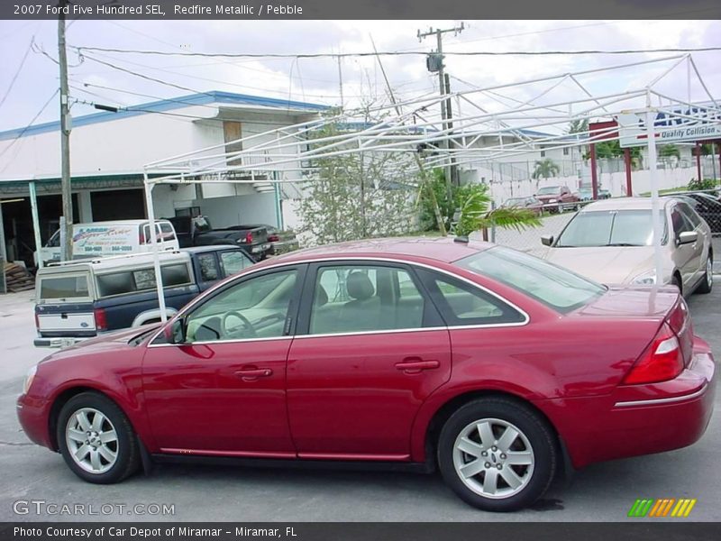 Redfire Metallic / Pebble 2007 Ford Five Hundred SEL