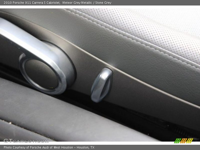 Meteor Grey Metallic / Stone Grey 2010 Porsche 911 Carrera S Cabriolet