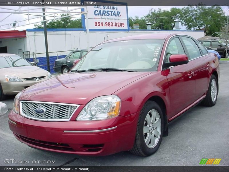 Redfire Metallic / Pebble 2007 Ford Five Hundred SEL