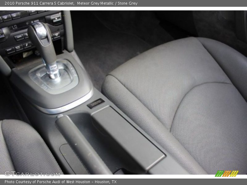 Meteor Grey Metallic / Stone Grey 2010 Porsche 911 Carrera S Cabriolet