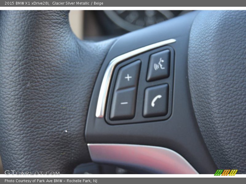 Glacier Silver Metallic / Beige 2015 BMW X1 xDrive28i