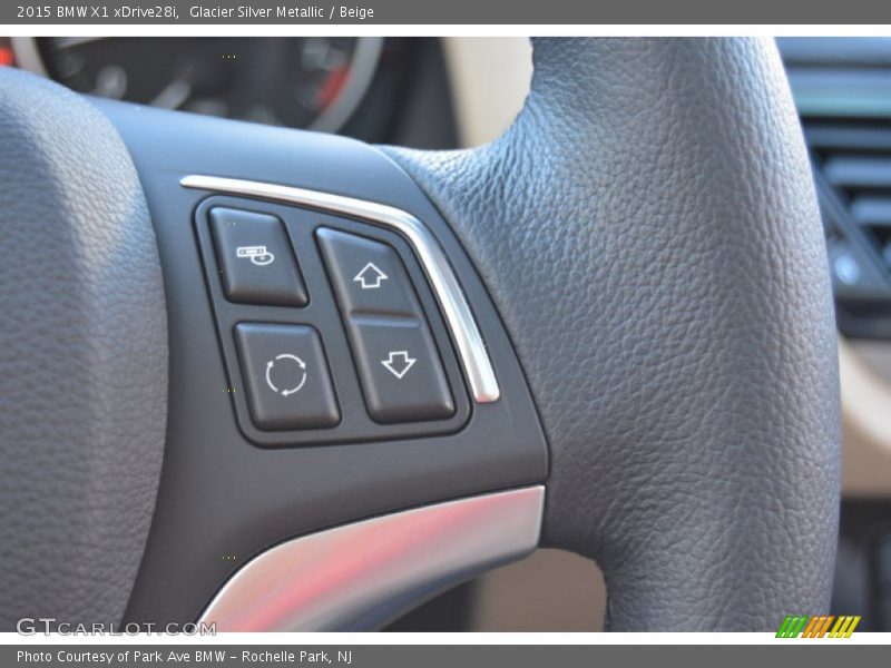 Glacier Silver Metallic / Beige 2015 BMW X1 xDrive28i