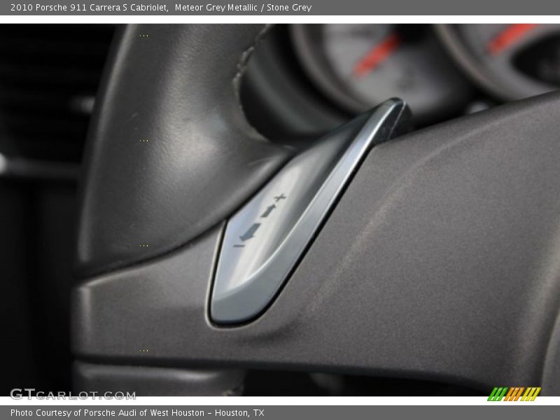 Meteor Grey Metallic / Stone Grey 2010 Porsche 911 Carrera S Cabriolet