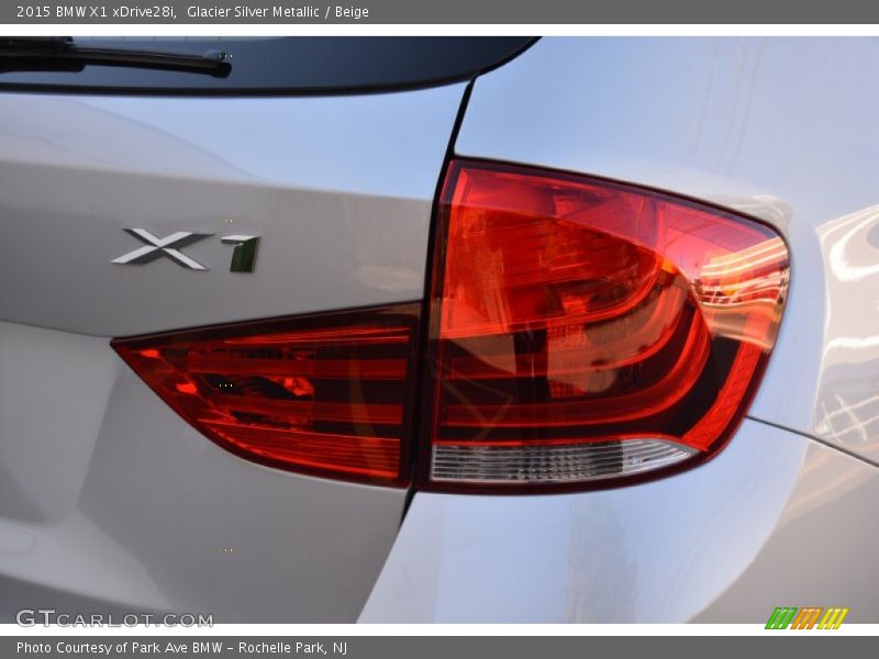Glacier Silver Metallic / Beige 2015 BMW X1 xDrive28i