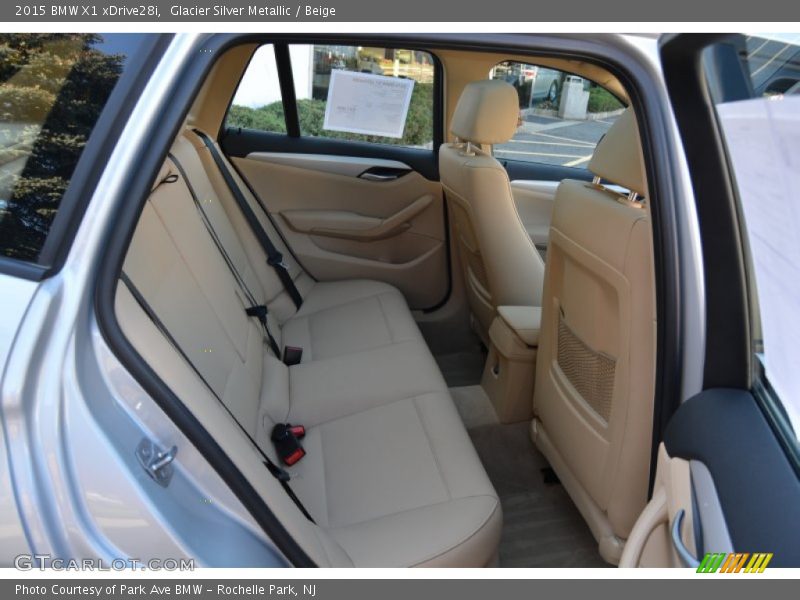 Glacier Silver Metallic / Beige 2015 BMW X1 xDrive28i