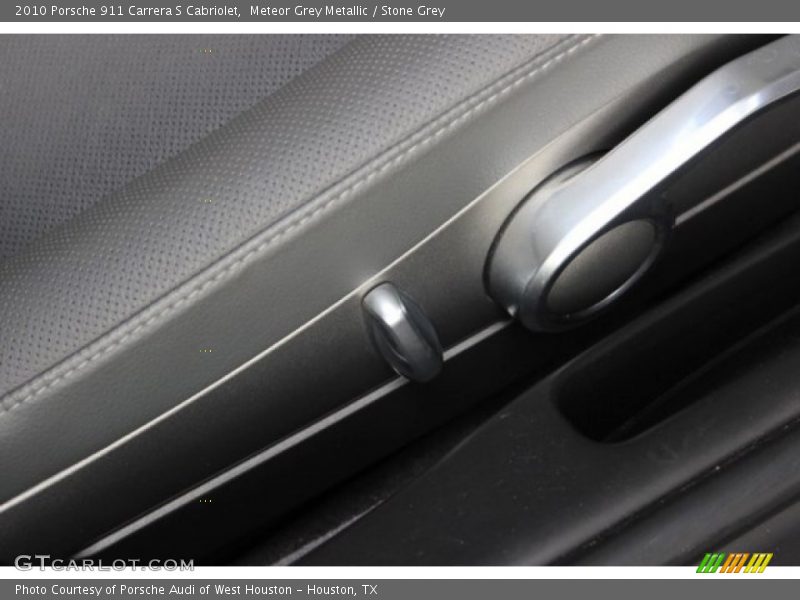 Meteor Grey Metallic / Stone Grey 2010 Porsche 911 Carrera S Cabriolet