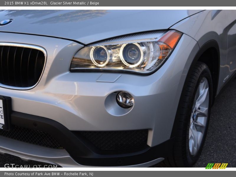 Glacier Silver Metallic / Beige 2015 BMW X1 xDrive28i