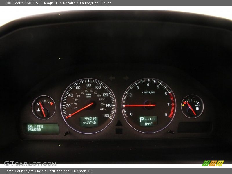 Magic Blue Metallic / Taupe/Light Taupe 2006 Volvo S60 2.5T