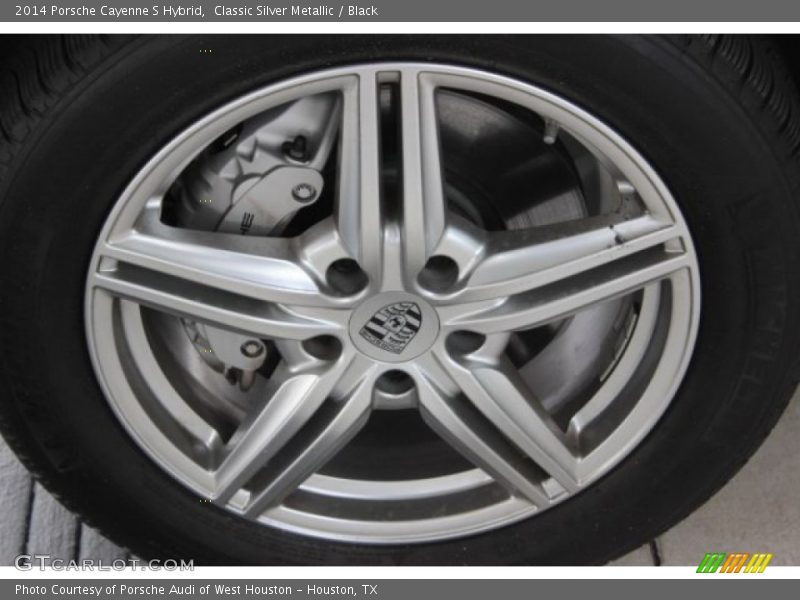 Classic Silver Metallic / Black 2014 Porsche Cayenne S Hybrid