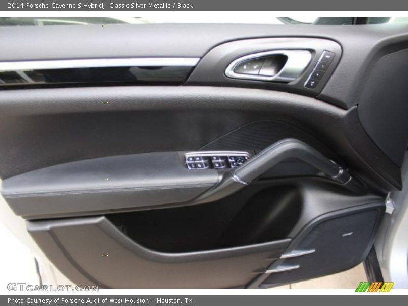 Classic Silver Metallic / Black 2014 Porsche Cayenne S Hybrid