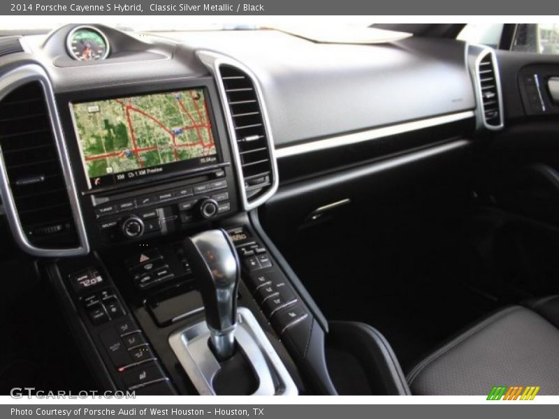 Classic Silver Metallic / Black 2014 Porsche Cayenne S Hybrid