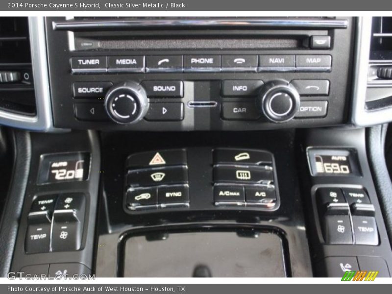 Classic Silver Metallic / Black 2014 Porsche Cayenne S Hybrid