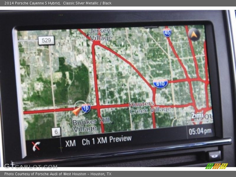 Classic Silver Metallic / Black 2014 Porsche Cayenne S Hybrid