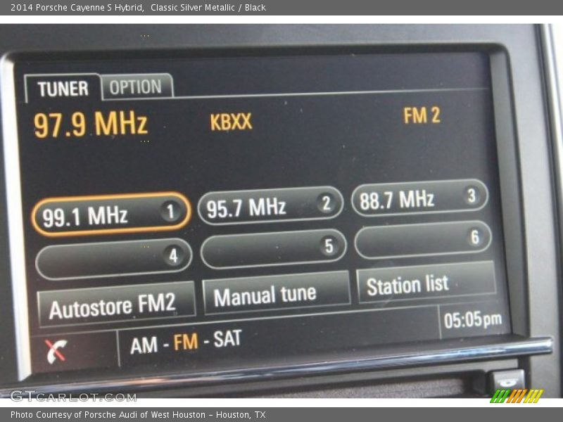 Classic Silver Metallic / Black 2014 Porsche Cayenne S Hybrid