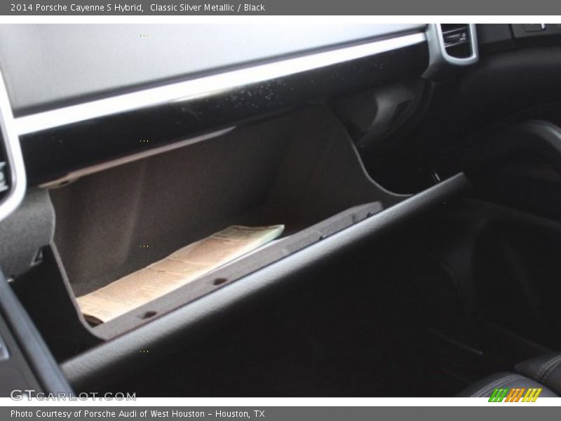 Classic Silver Metallic / Black 2014 Porsche Cayenne S Hybrid