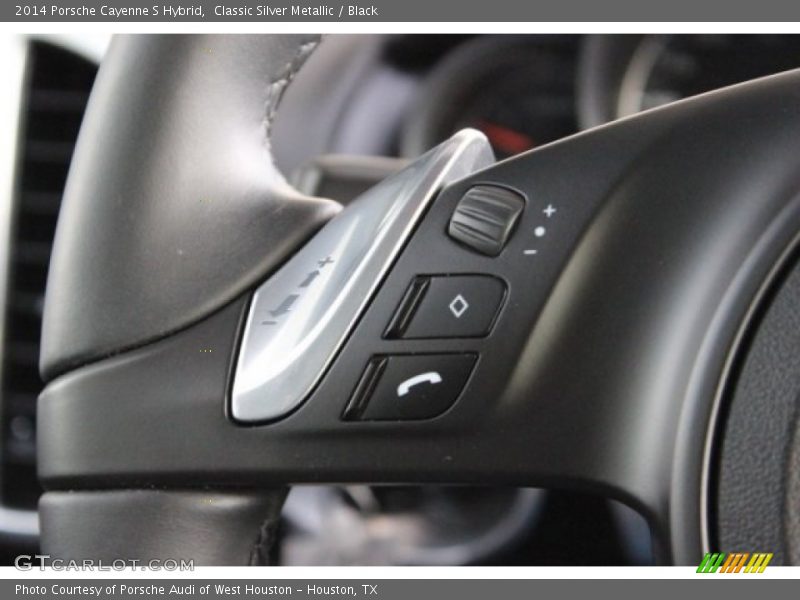 Classic Silver Metallic / Black 2014 Porsche Cayenne S Hybrid