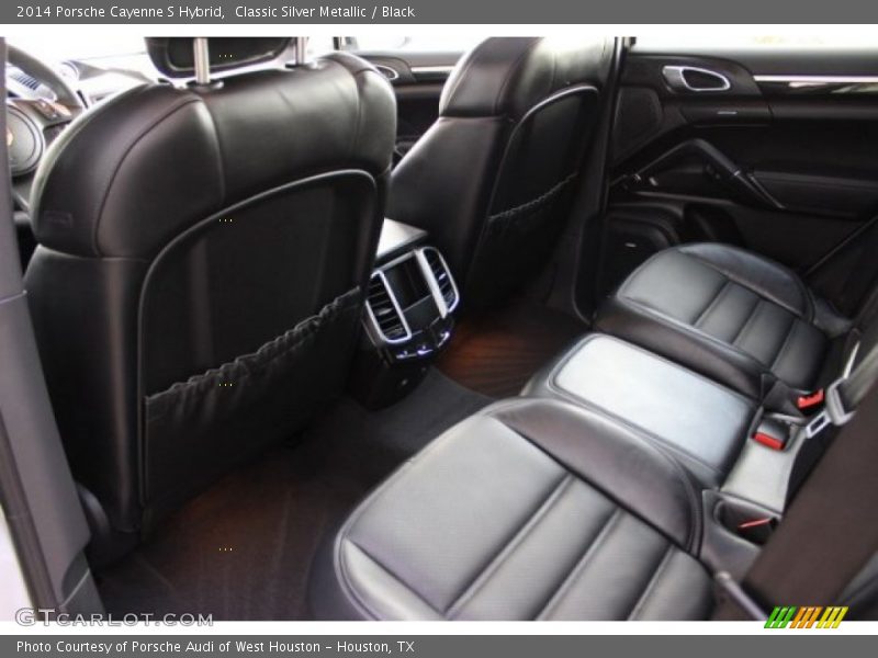Classic Silver Metallic / Black 2014 Porsche Cayenne S Hybrid