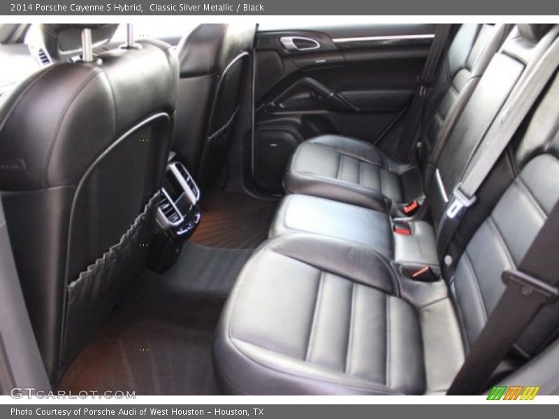 Classic Silver Metallic / Black 2014 Porsche Cayenne S Hybrid