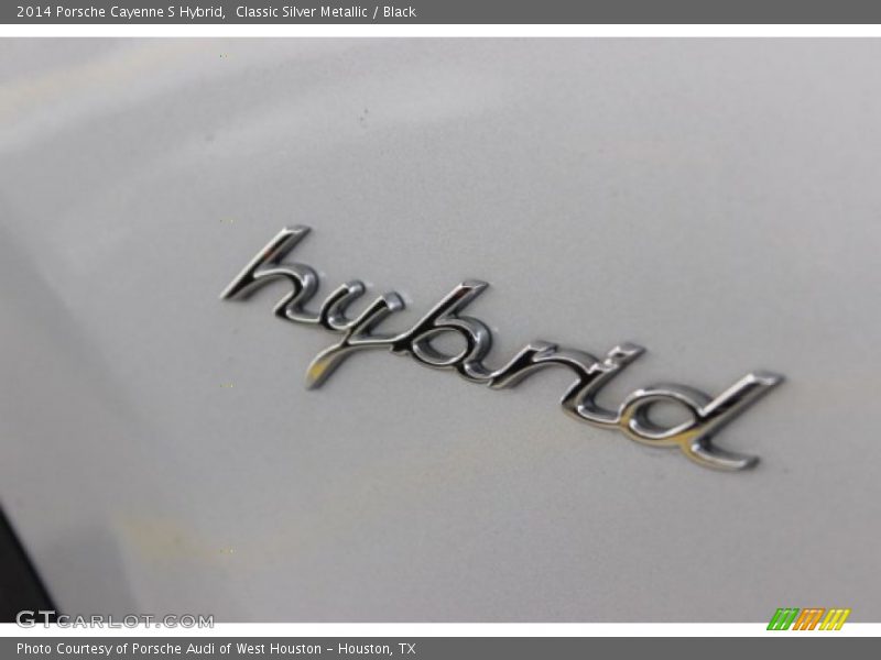 Classic Silver Metallic / Black 2014 Porsche Cayenne S Hybrid