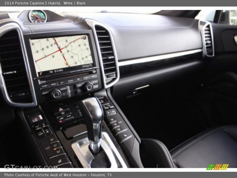 White / Black 2014 Porsche Cayenne S Hybrid