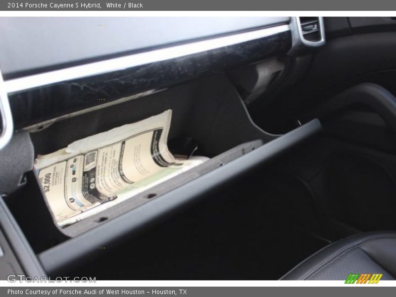 White / Black 2014 Porsche Cayenne S Hybrid
